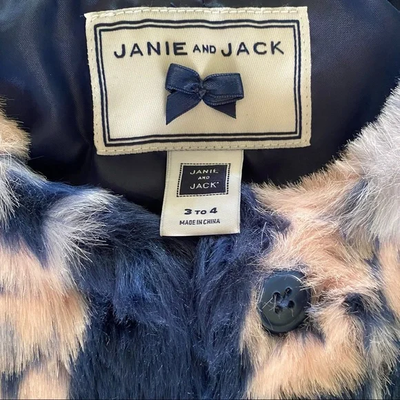 Janie and Jack Faux Floral Print Jacket